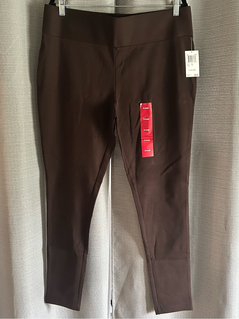 Women’s High-Waist Brown Ponte Leggings